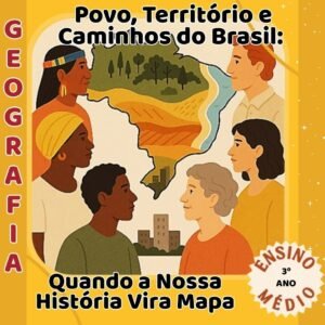 Povo, Território e Caminhos do Brasil: Quando a Nossa História Vira Mapa