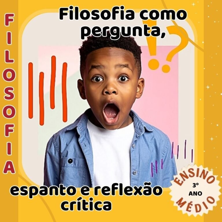 Filosofia como pergunta, espanto e reflexão crítica
