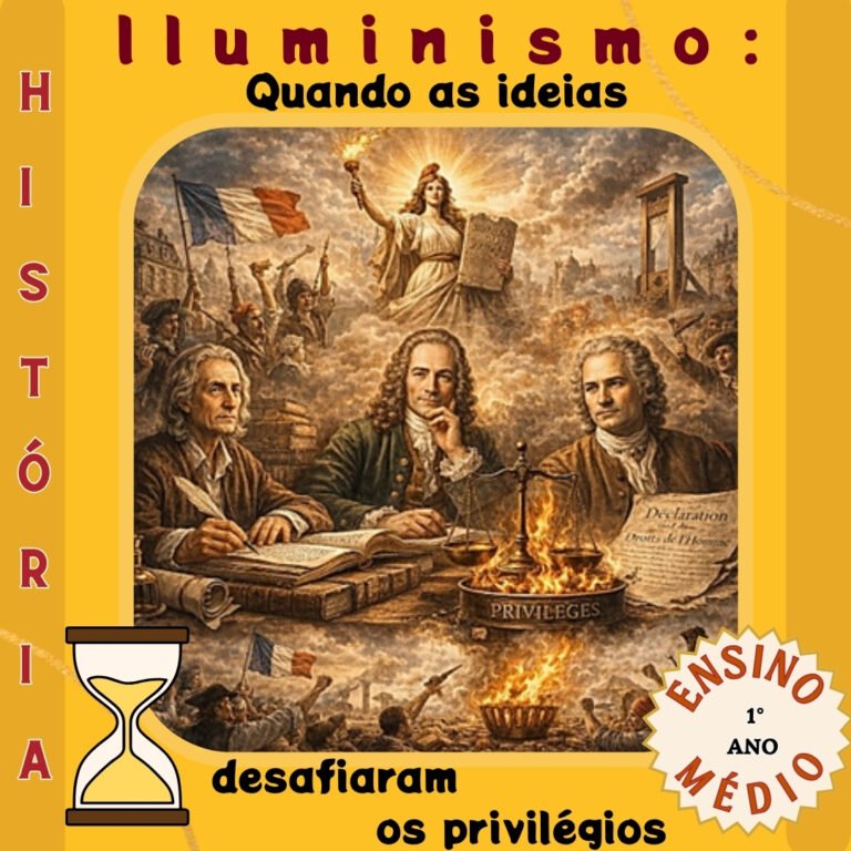 Iluminismo: Quando as Ideias Desafiaram os Privilégios — Aula Completa + Atividades