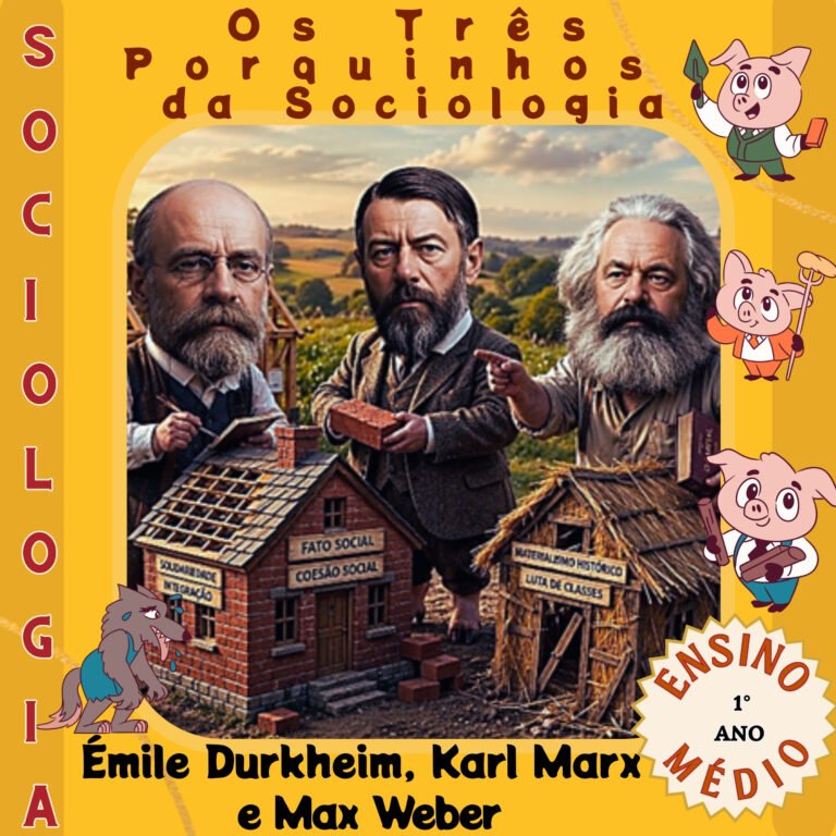 Émile Durkheim, Karl Marx e Max Weber: os Três Porquinhos da Sociologia